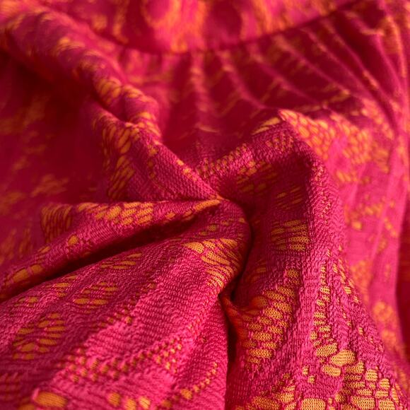 Anthropologie Maeve Pleated Jersey Skirt Size Medium Pink - Picture 6 of 14